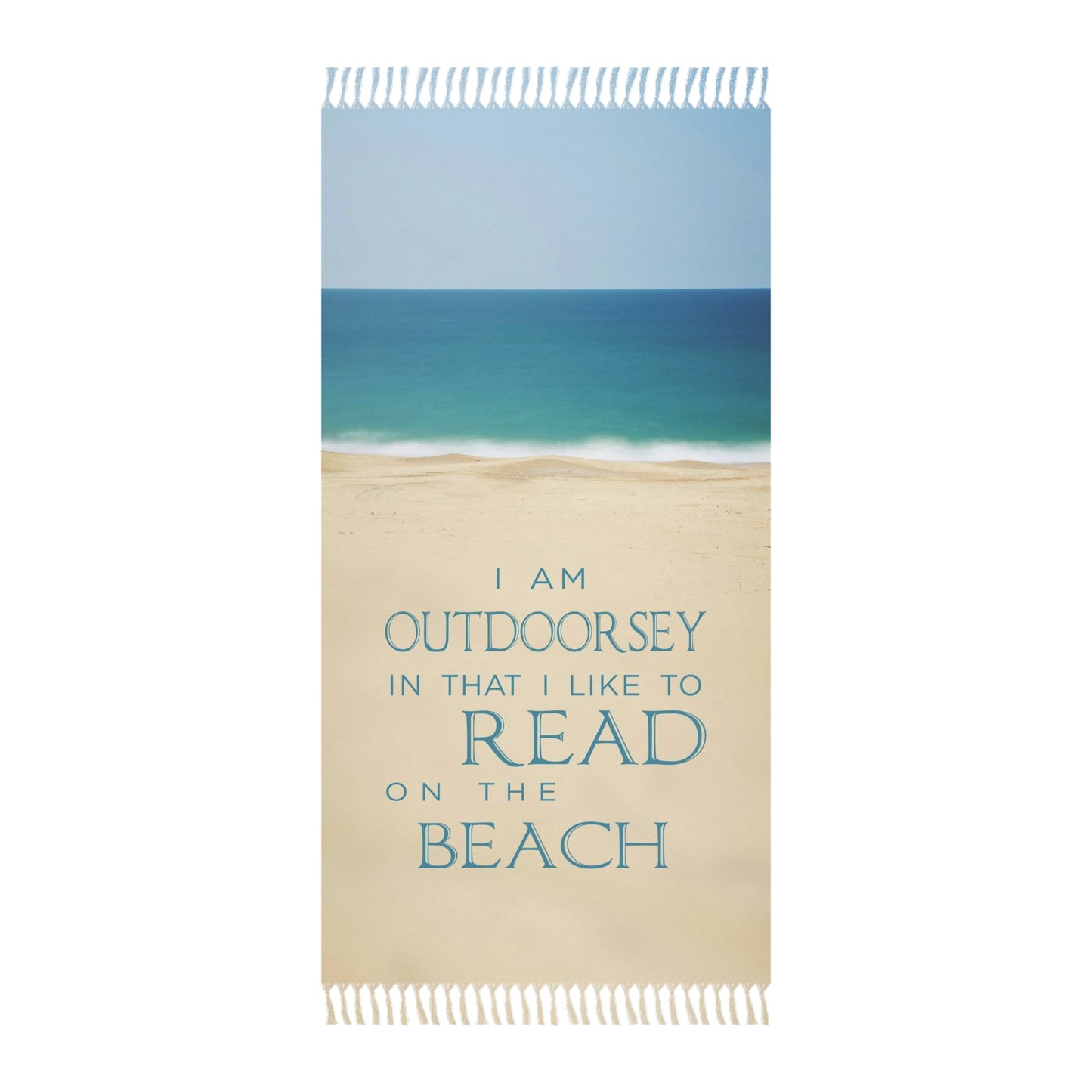 Read on the Beach - Boho Beach Cloth