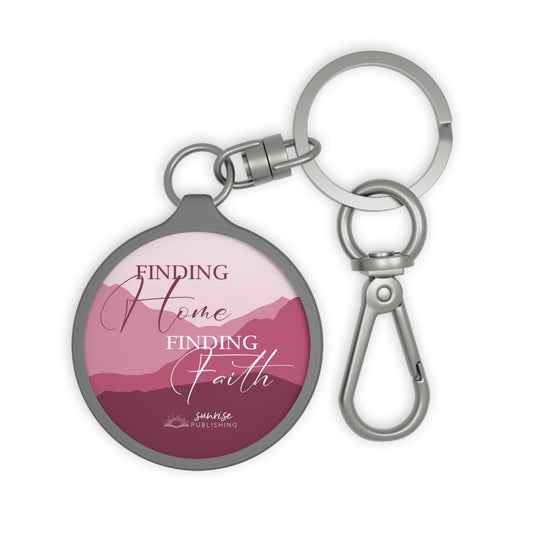 Copy of Big Sky Amish "Finding Home Finding Faith" [PINK] - Keyring Tag