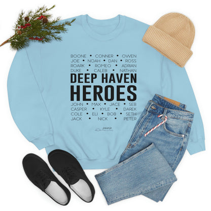 Deep Haven Heroes - Unisex Heavy Blend™ Crewneck Sweatshirt