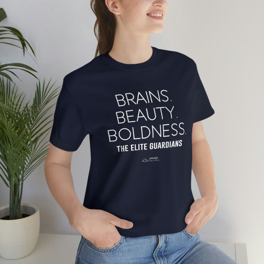 Elite Guardians "Brains. Beauty. Boldness." - Short Sleeve Tee