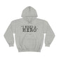 Deep Haven "I need a hero." Double Sided -  - Heavy Blend™ Hooded Sweatshirt