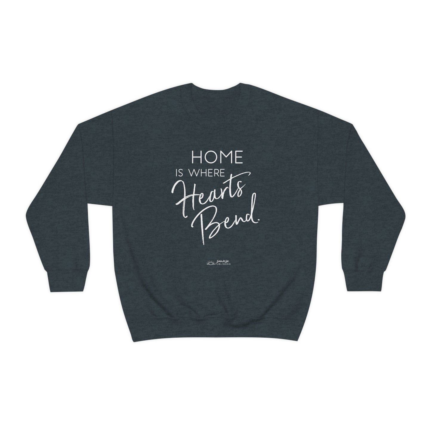 "Home is where the Heart Bends." - Unisex Heavy Blend™ Crewneck Sweatshirt