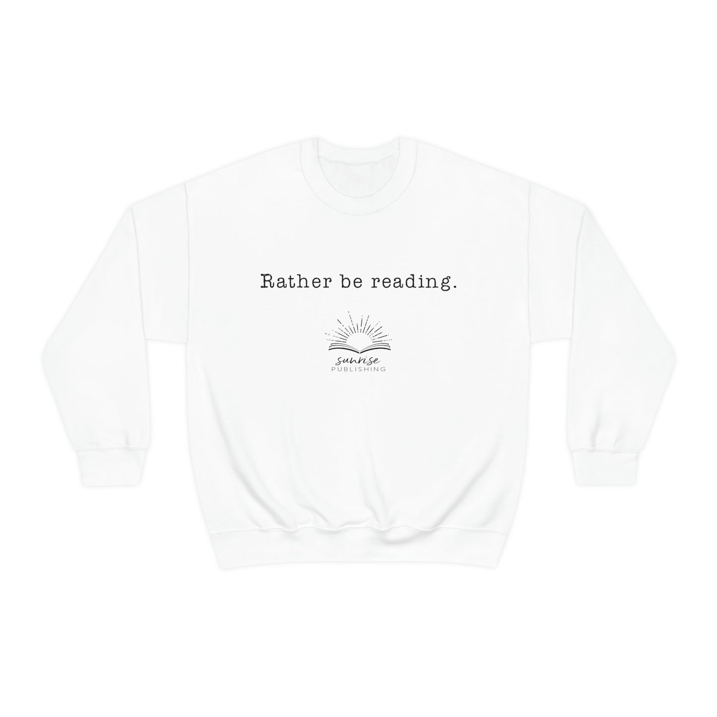 "Rather be reading." - Unisex Heavy Blend™ Crewneck Sweatshirt