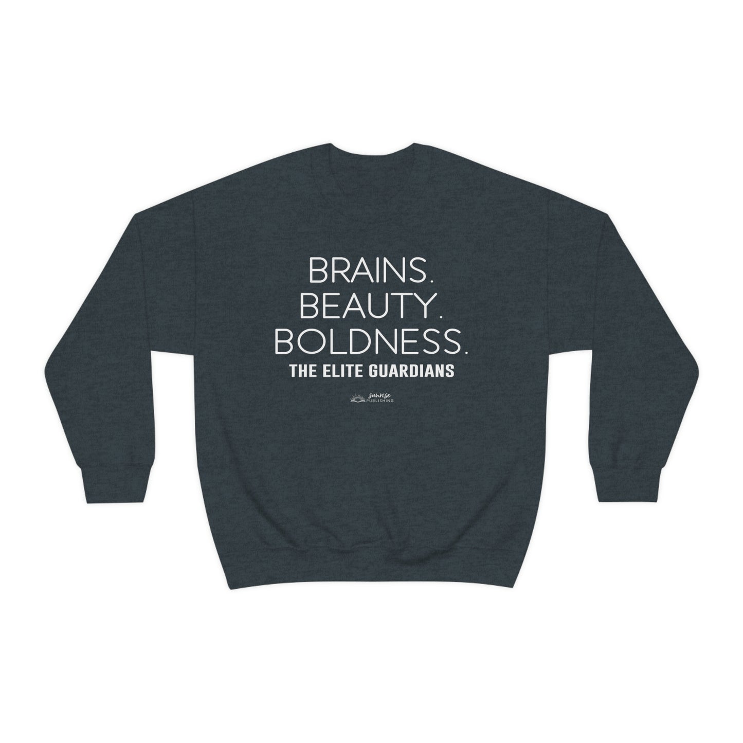 Elite Guardians "Brains. Beauty. Boldness." - Unisex Heavy Blend™ Crewneck Sweatshirt