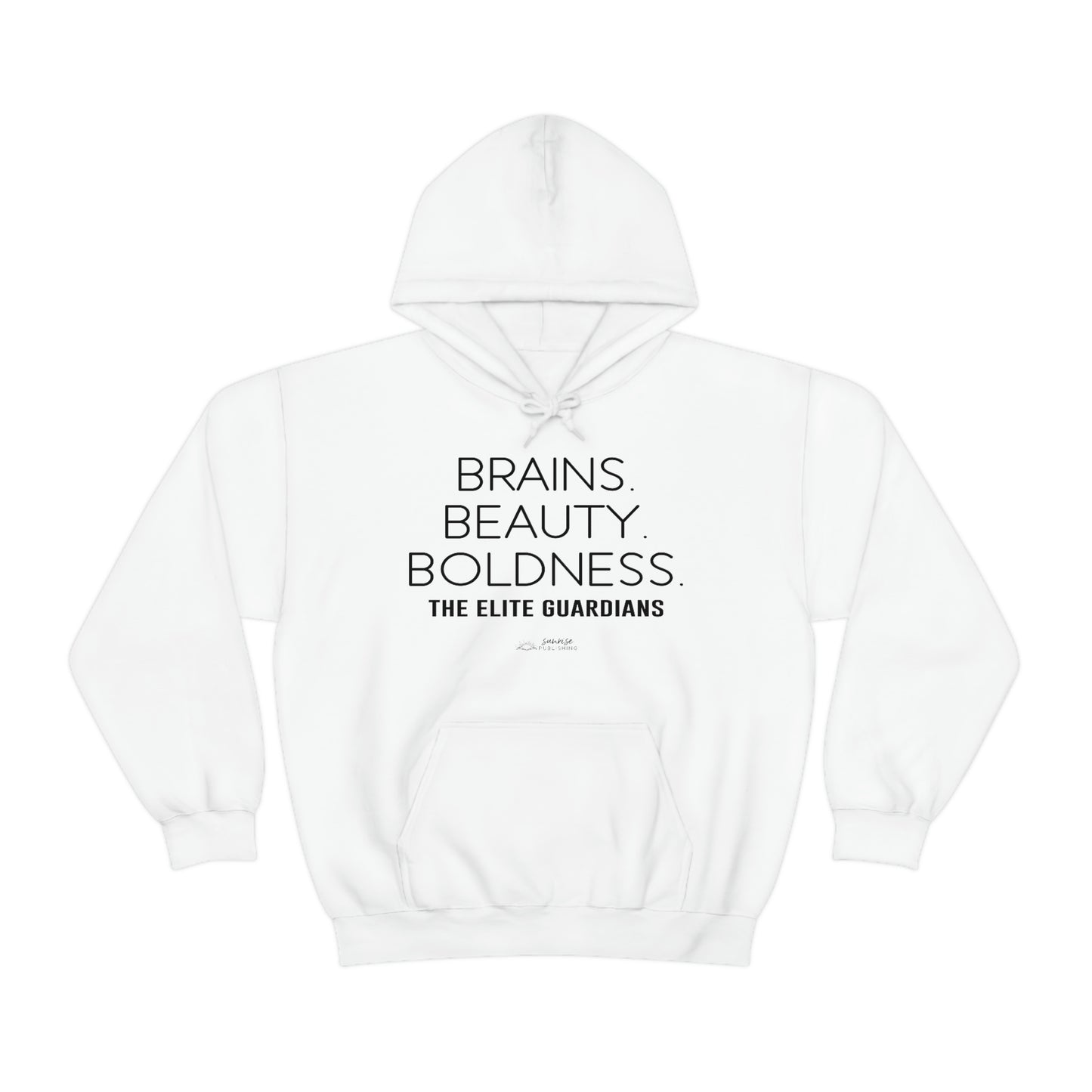 Elite Guardians "Brains. Beauty. Boldness." - Heavy Blend™ Hooded Sweatshirt