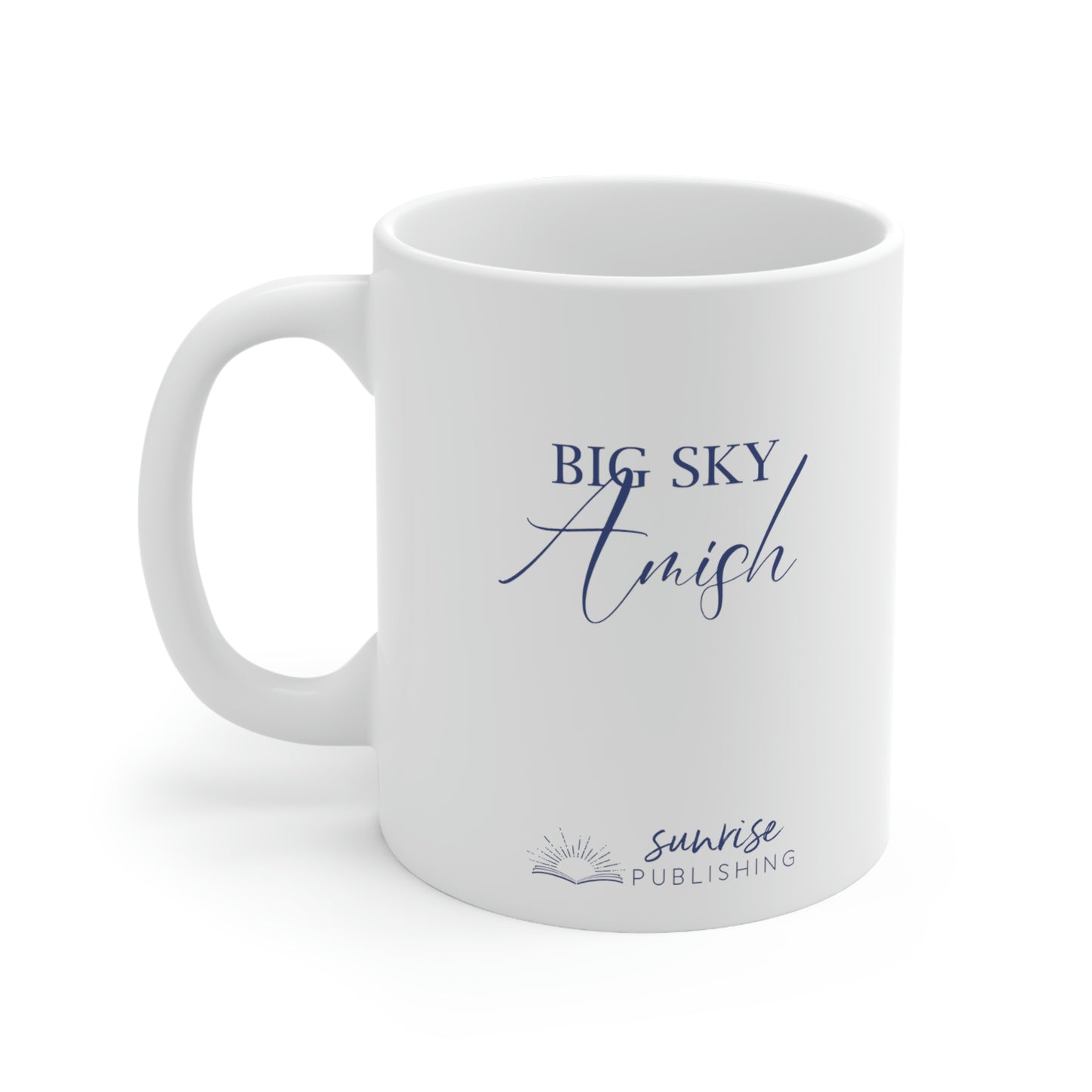 "Finding Home Finding Faith." [BLUE] - White Mug 11oz