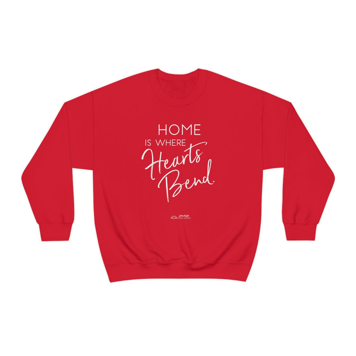 "Home is where the Heart Bends." - Unisex Heavy Blend™ Crewneck Sweatshirt