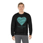 Hearts Bend "Where the tea is sweet and love blooms." - Unisex Heavy Blend™ Crewneck Sweatshirt