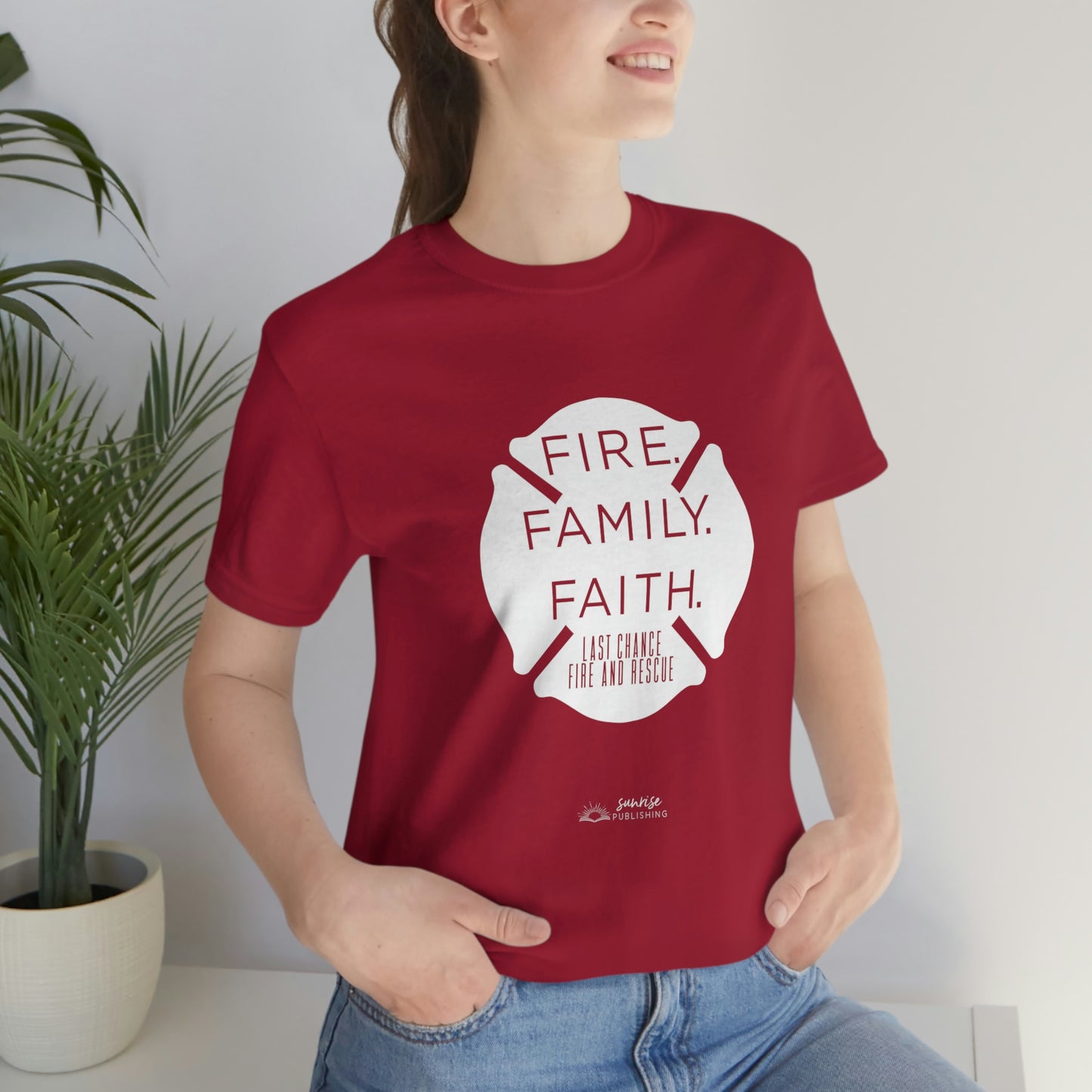 "Fire. Family. Faith." - Short Sleeve Tee