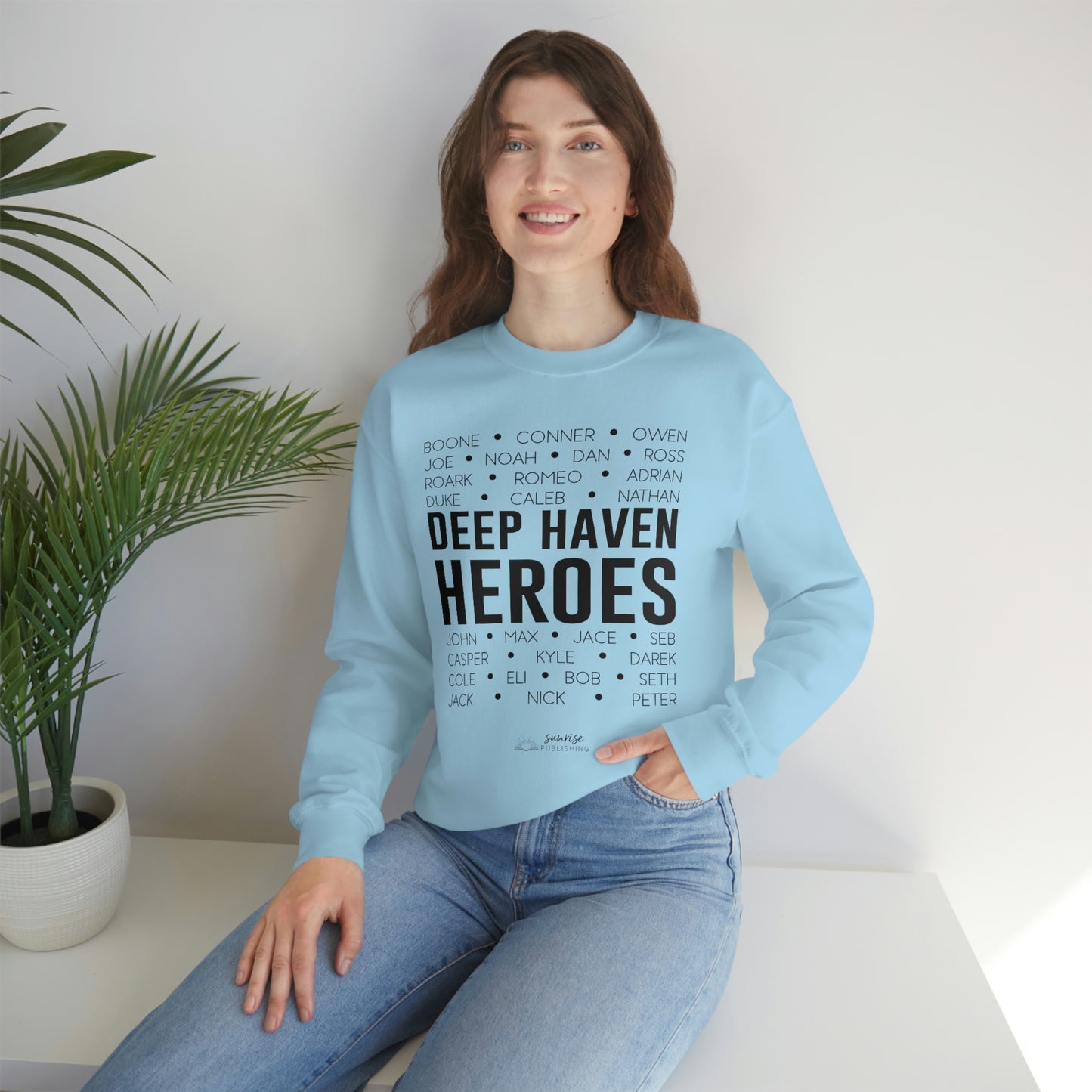 Deep Haven Heroes - Unisex Heavy Blend™ Crewneck Sweatshirt