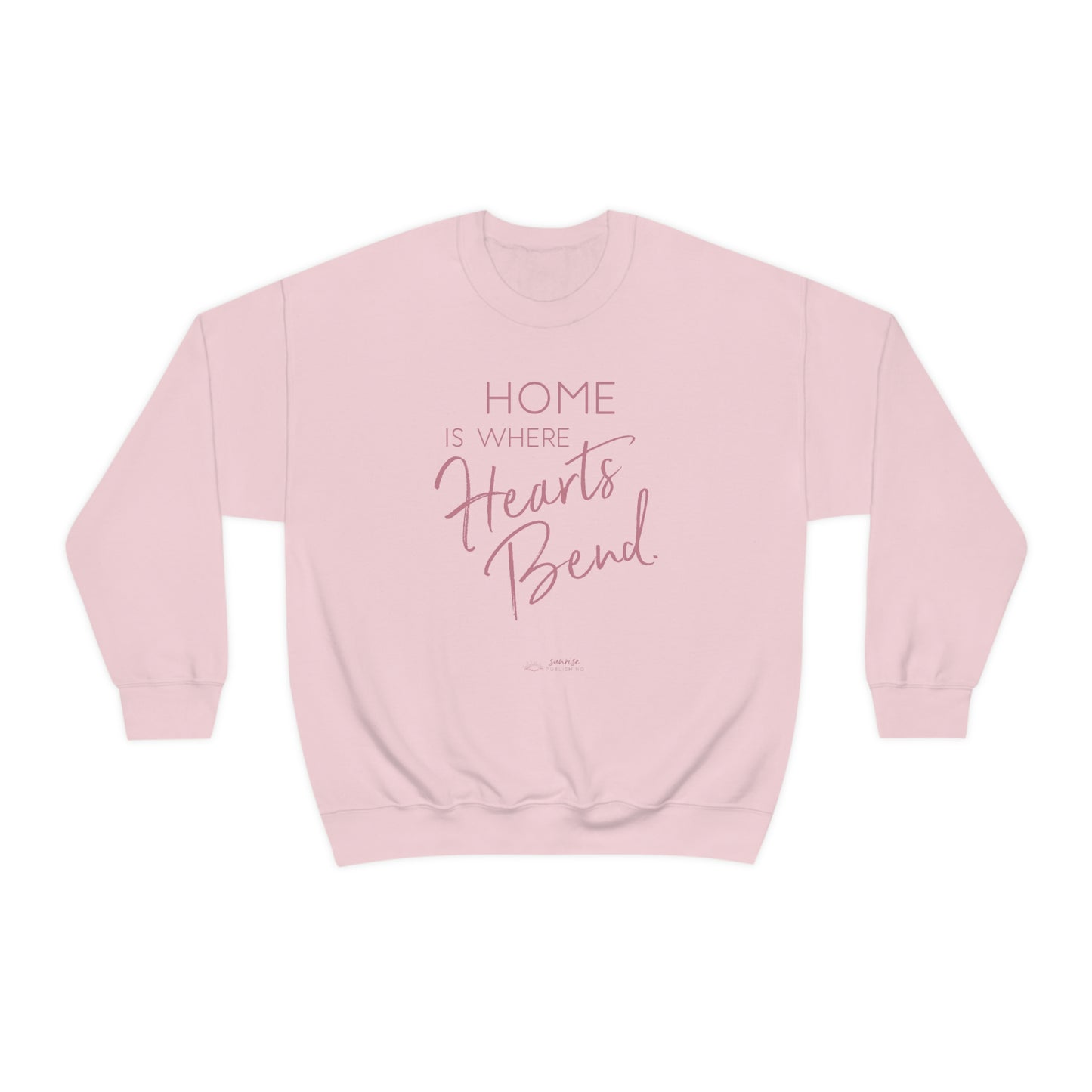 "Home is where the Heart Bends." - Unisex Heavy Blend™ Crewneck Sweatshirt