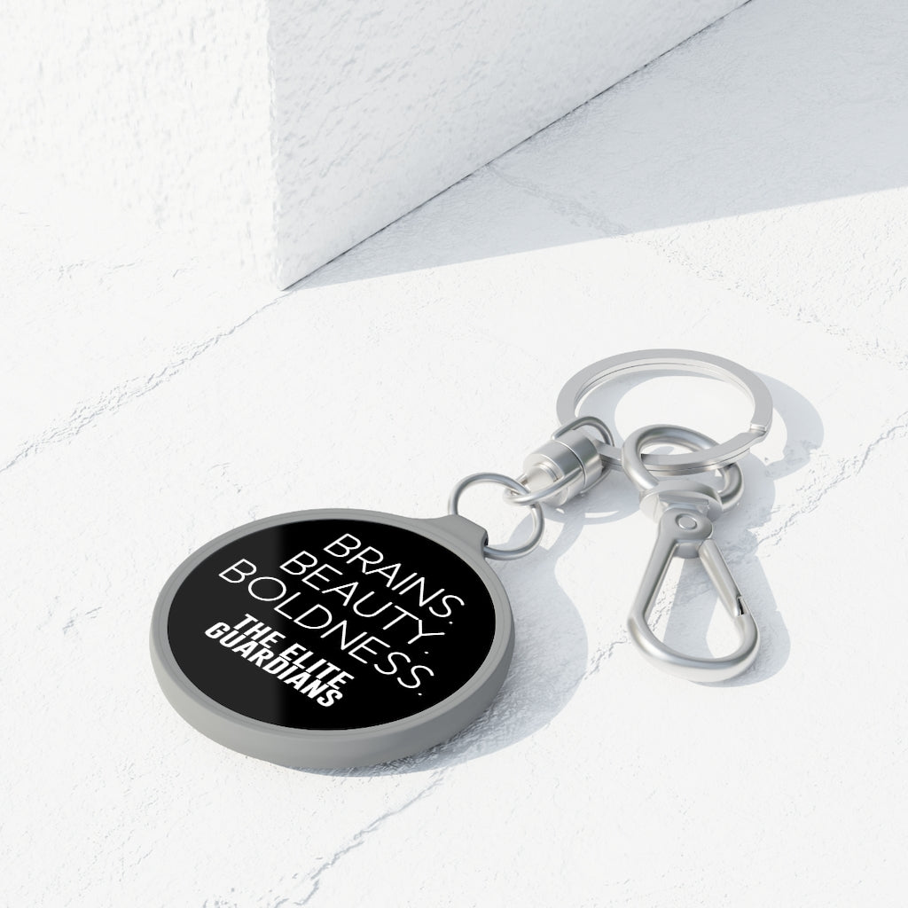 Elite Guardians "Brains. Beauty. Boldness." - Keyring Tag