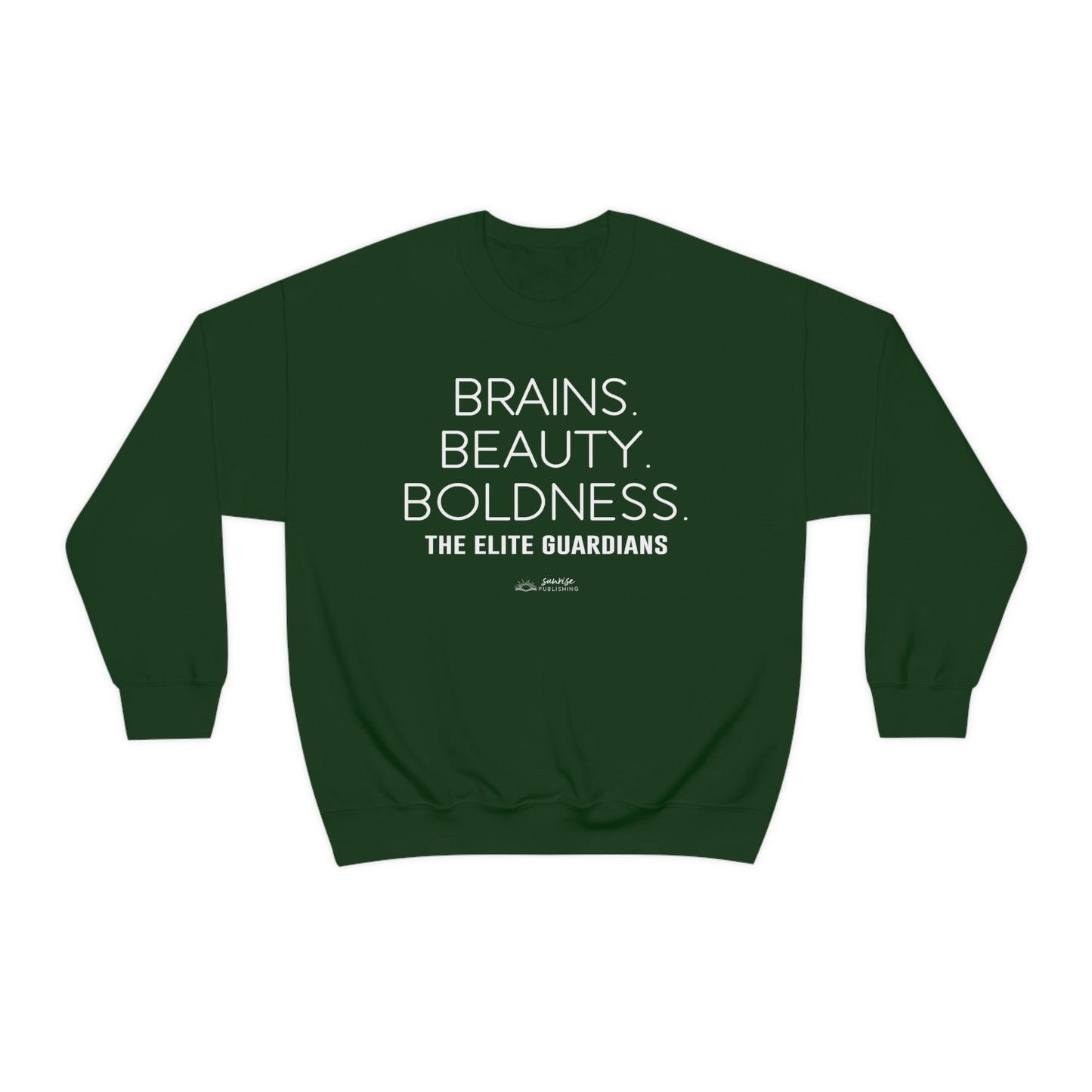 Elite Guardians "Brains. Beauty. Boldness." - Unisex Heavy Blend™ Crewneck Sweatshirt