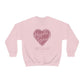 Hearts Bend "Where the tea is sweet and love blooms." - Unisex Heavy Blend™ Crewneck Sweatshirt