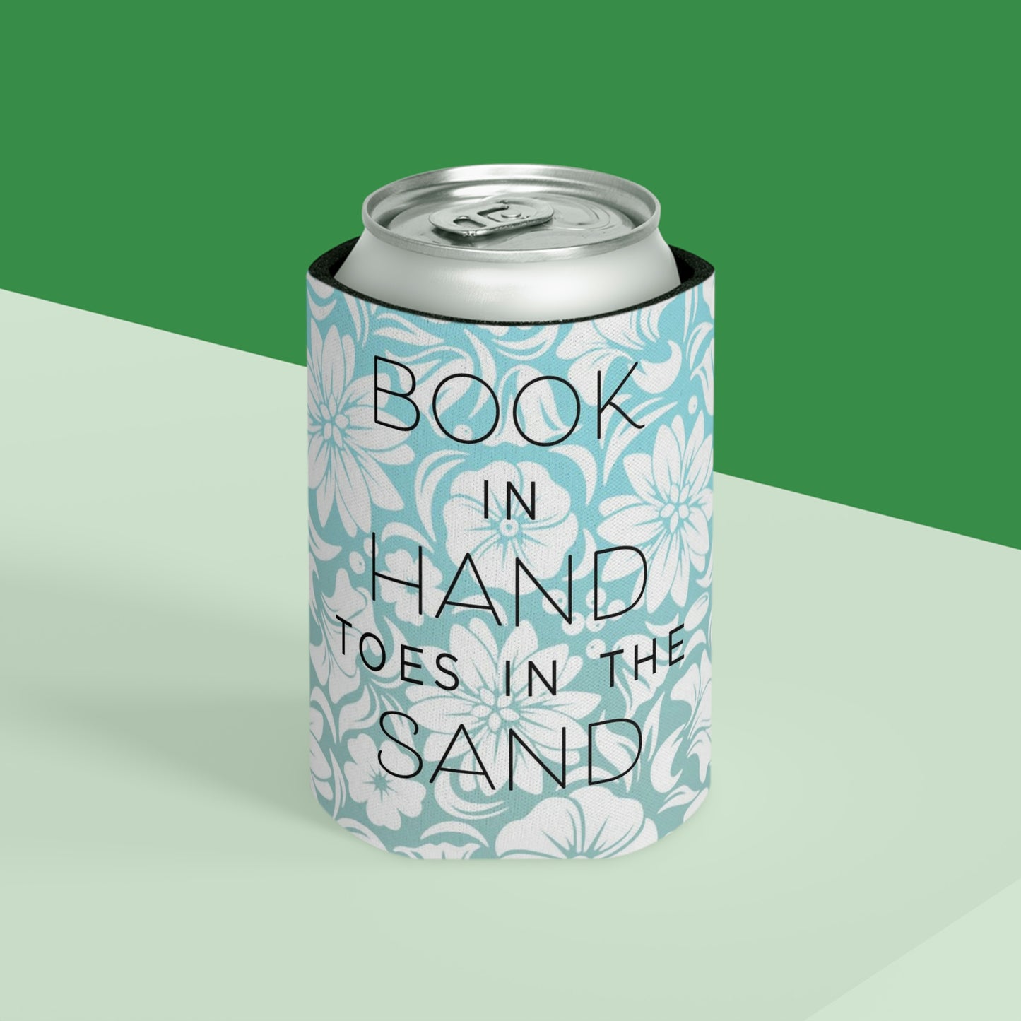 "Book in Hand" - Can Cooler