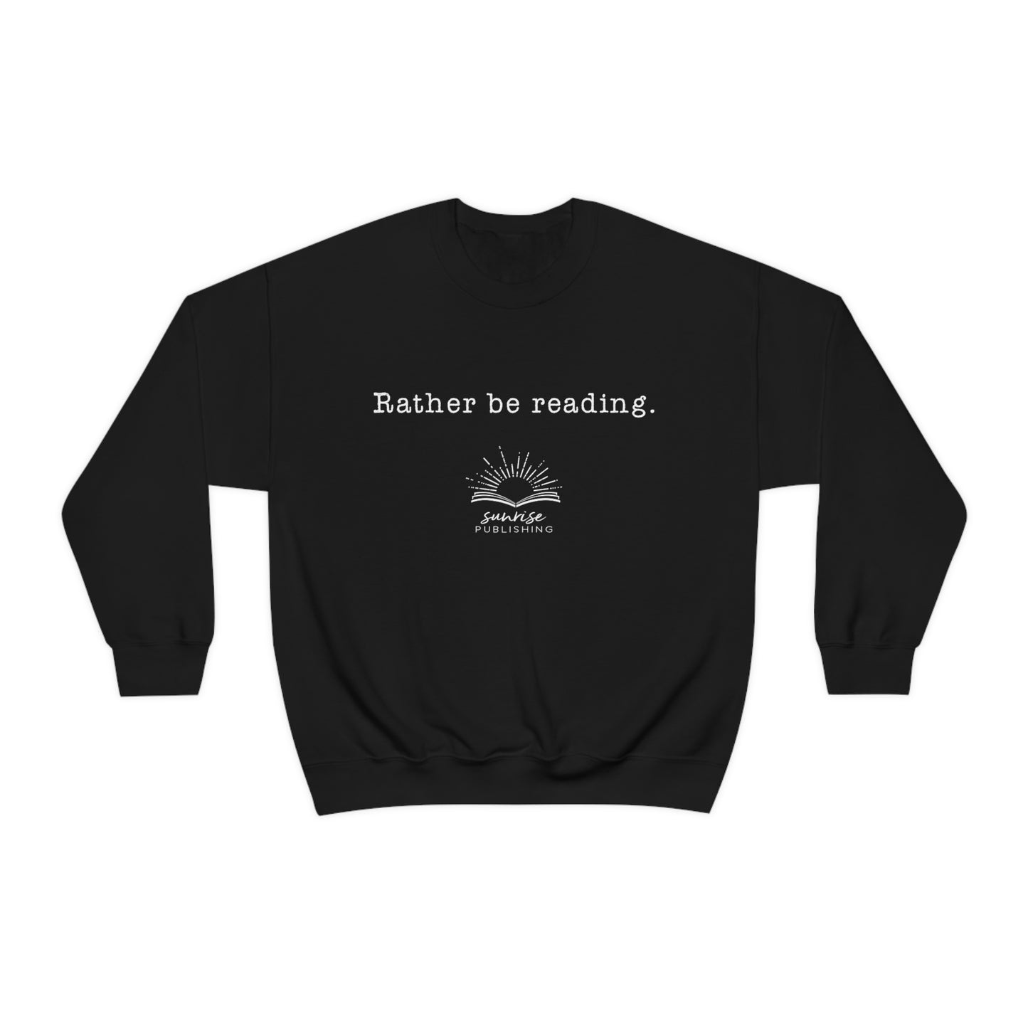 "Rather be reading." - Unisex Heavy Blend™ Crewneck Sweatshirt