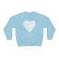 Hearts Bend "Where the tea is sweet and love blooms." - Unisex Heavy Blend™ Crewneck Sweatshirt