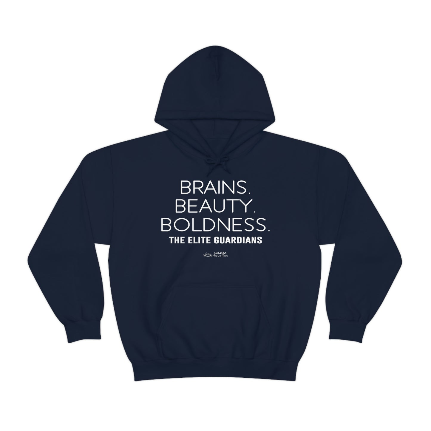 Elite Guardians "Brains. Beauty. Boldness." - Heavy Blend™ Hooded Sweatshirt