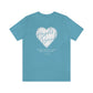Hearts Bend - "Where the tea is sweet and love blooms." - Short Sleeve Tee
